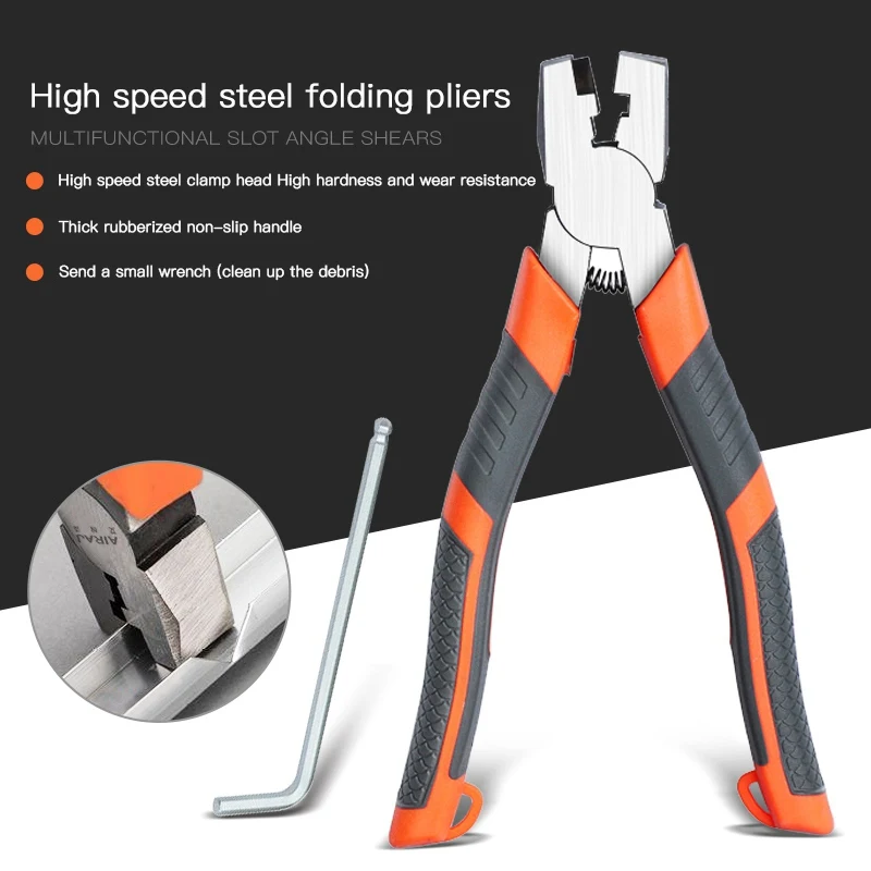 Folding pliers AIRAJ 45 до 135 градусов угол сдвига, ПВХ PE PPR пластиковые Скошенные ручные ножницы, /старый немногофункциональный торцовочный инструмент - Цвет: Folding pliers