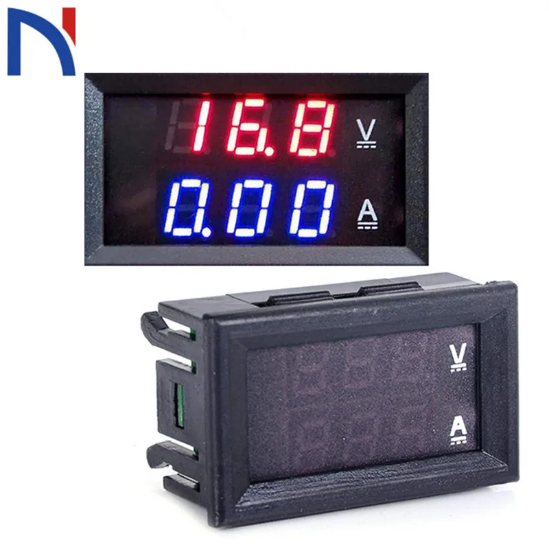 0 56 дюймовый Мини цифровой вольтметр Амперметр постоянного тока 100 в 10 А
