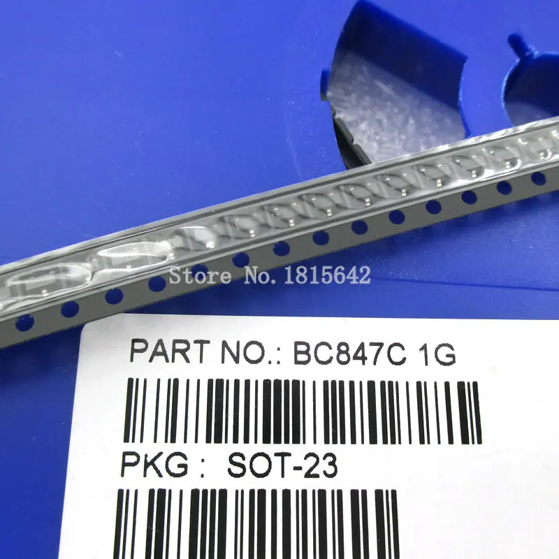 100 шт./лот BC847C SOT 23 1G оригинальный NPN транзистор SOT23 BC847 Транзистор Триод SMD