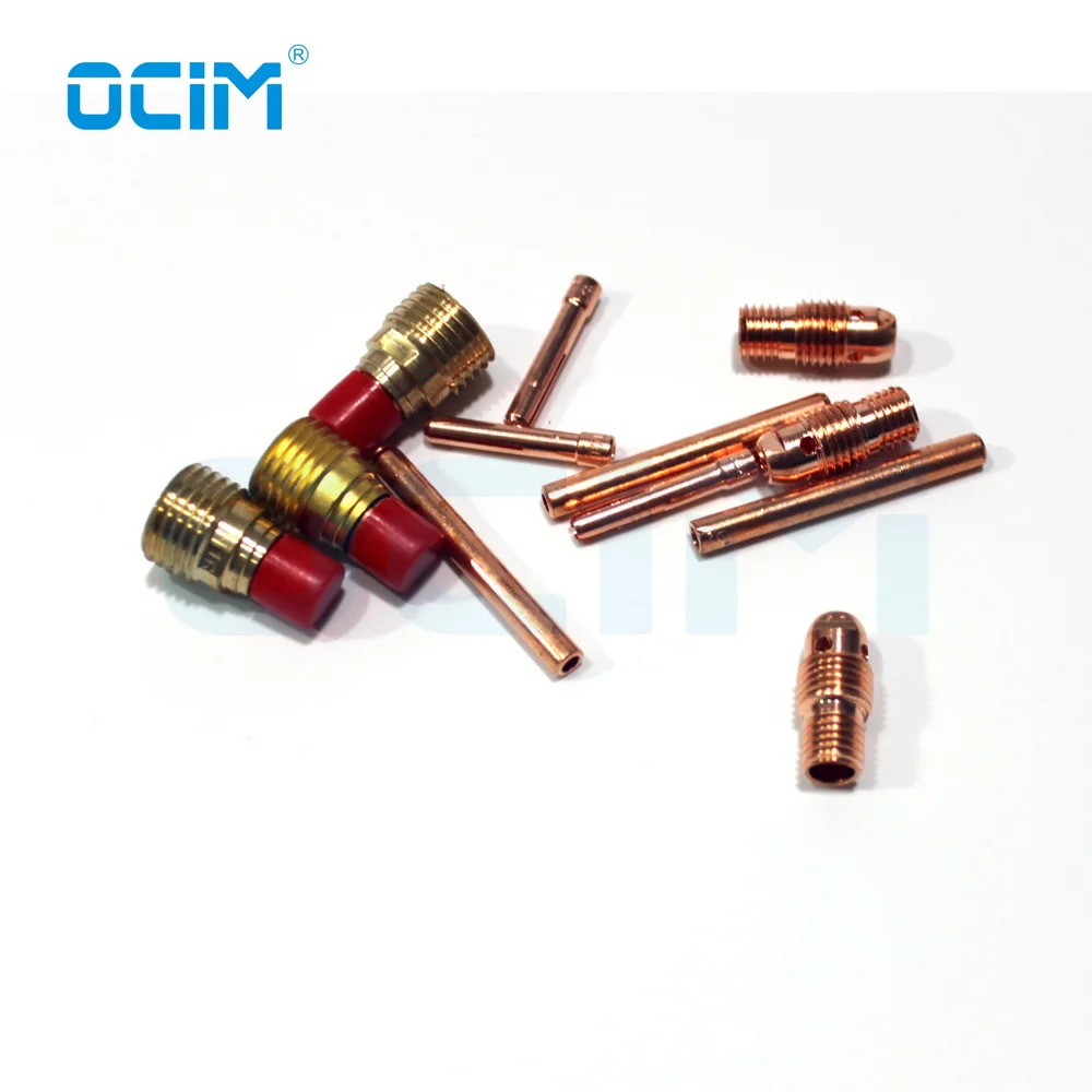 Комплект горелок TIG 36 шт. алюминиевая насадка задняя крышка цанга корпус подходит