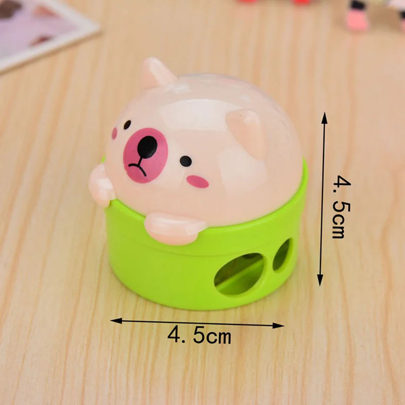 Новый милый Kawaii с рисунком кота Пластик точилка для детей Студент Новинка пункт