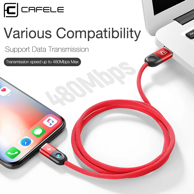 Магнитный кабель Cafele Micro USB для iPhone type C зарядный Xiaomi huawei usb-кабель зарядки |