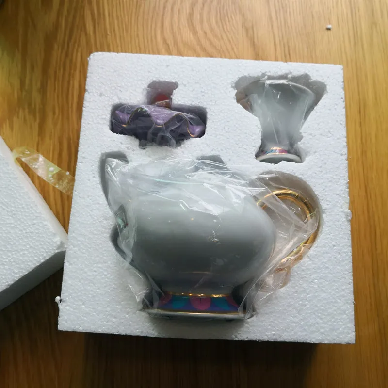 Красота и чудовище чайный горшок керамические изделия Ins Cute Mrs Potts чайная чашка