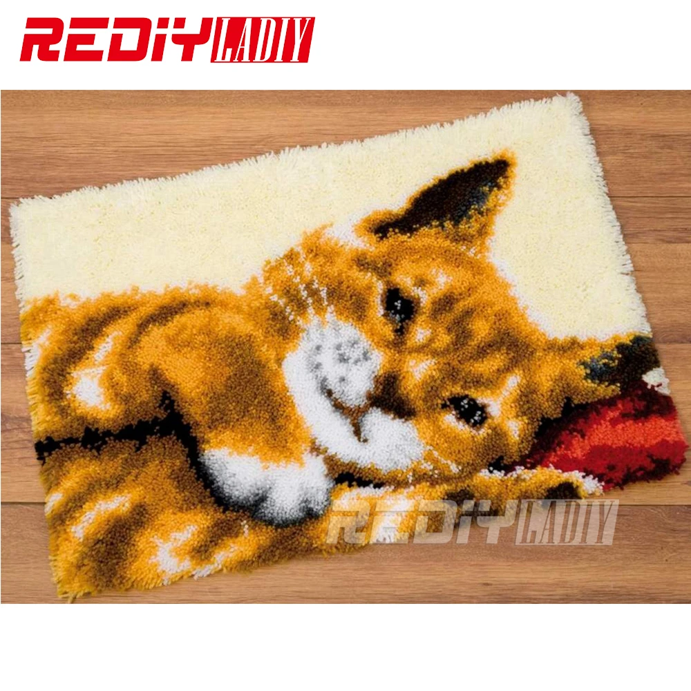 Горячие защелки крючки наборы сделай сам рукоделие незавершенные крючком коврик