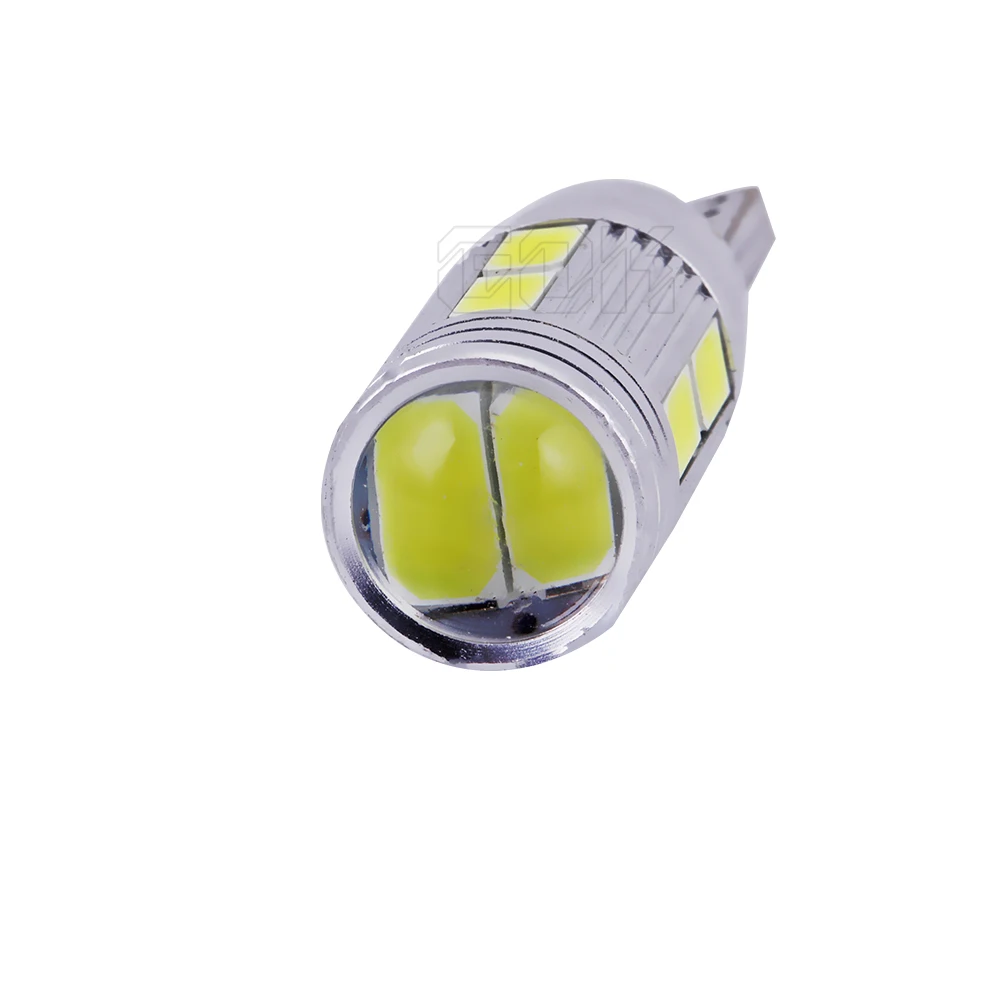 2 X T10 LED canbus W5W 194 Xenon Белый СВЕТОДИОД CANBUS 10LED без ошибок OBC t10 10SMD 5630 5730 с объективом