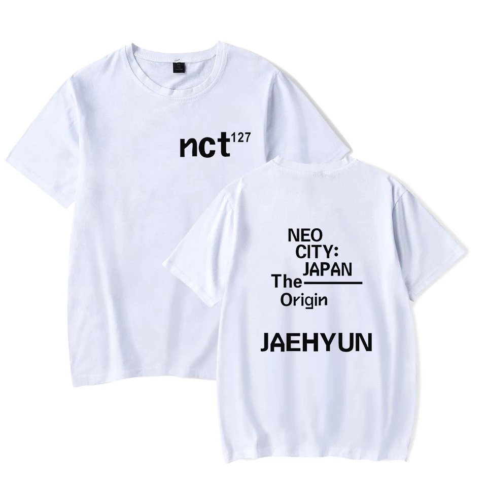 Kpop NCT U 127 Concert Album T Shirt Women Men Casual Cotton Tshirt Member Name Printed T-shirt Tops Clothes Camiseta Feminina | Женская