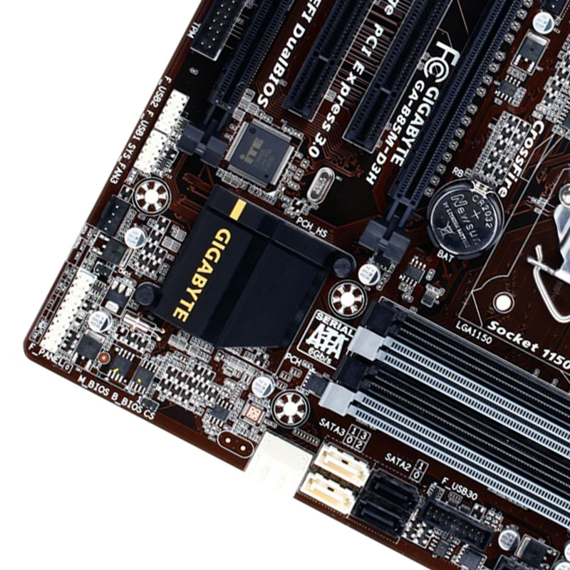 GIGABYTE GA-B85M-D3H рабочего Материнская плата LGA1150 i3 i5 i7 DDR3 USB3.0 микро-atx корпус