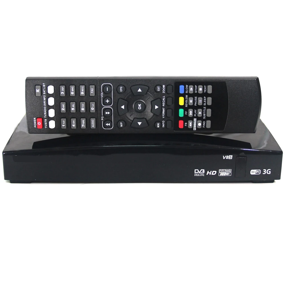 V8S плюс DVB-S2 цифровой спутниковый ресивер Поддержка Xtream ТВ USB Wi-Fi Youtube Biss ключ карты