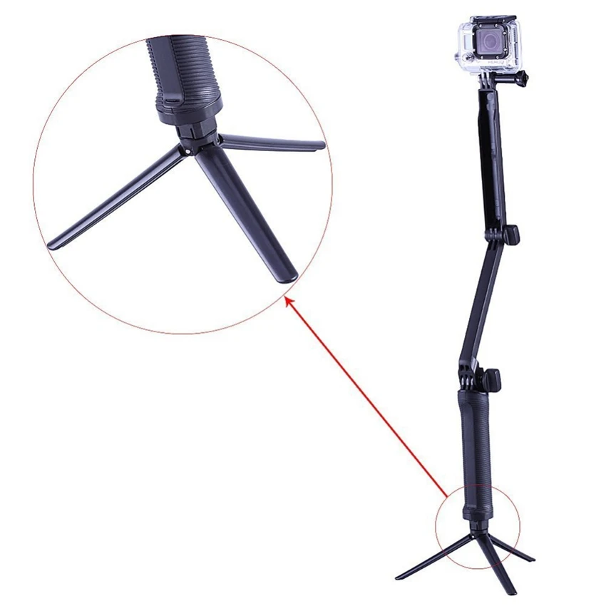 Складной трехсторонний монопод YIXIANG держатель для камеры удлинитель штатив