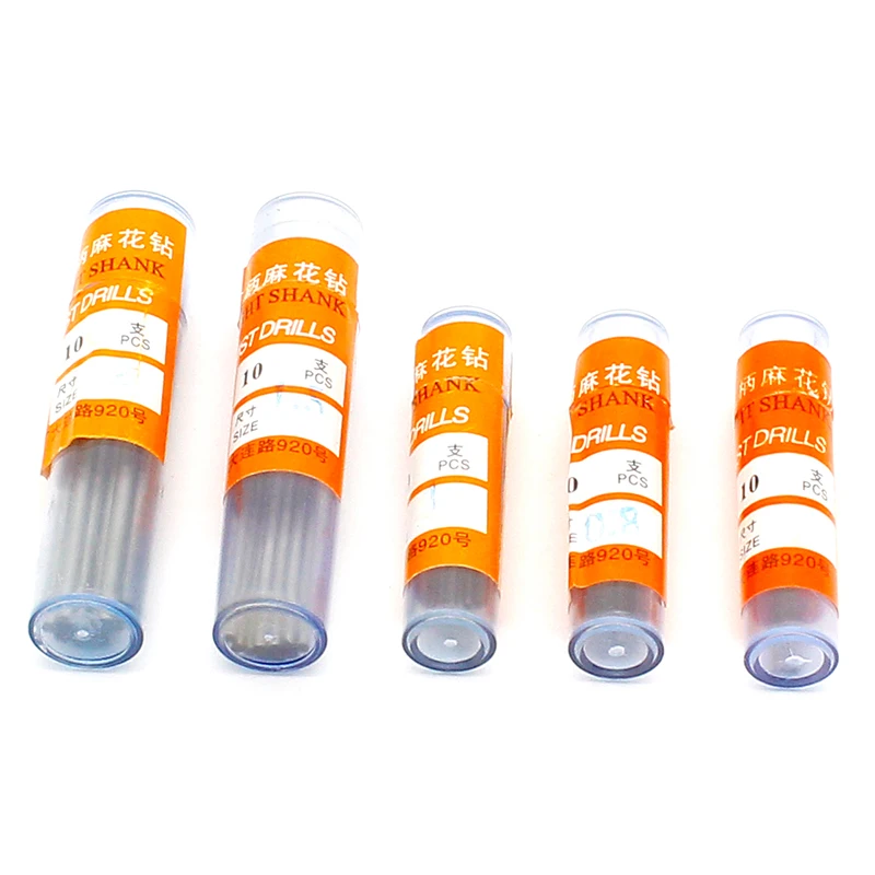 50 шт. спиральные сверла из быстрорежущей стали набор высокоскоростных стальных