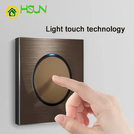 

86 type 1 2 3 4 gang 1 2way Coffee aluminum alloy panel Switch socket Five hole Europe Industry Switch France Germany UK socket