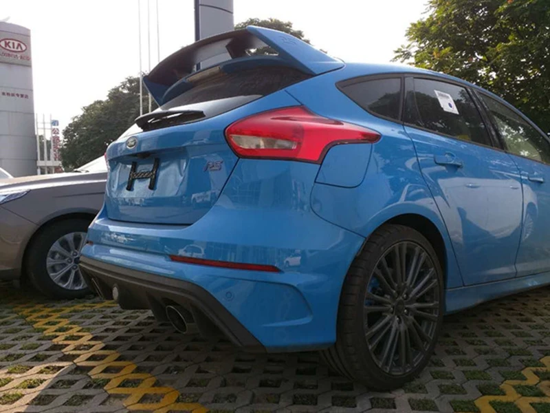 Для Ford Focus спойлер 2012- ABS пластик Неокрашенный Грунтовка цветной спойлер задний крыло крышка Защитная крышка автомобиля стиль