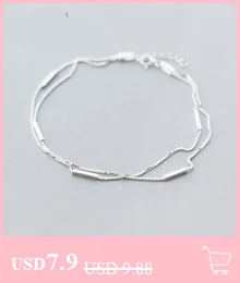 ModaOne 925 пробы Серебряный цветок звезда браслет для женщин девочек роскошный бренд сердце милый ножной браслет ювелирные изделия