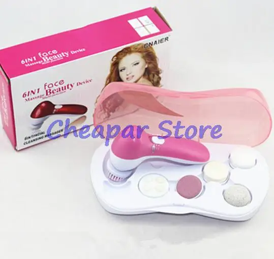 Новый 5 в 1 Электрический Очиститель для лица массажер ультразвуковой очиститель