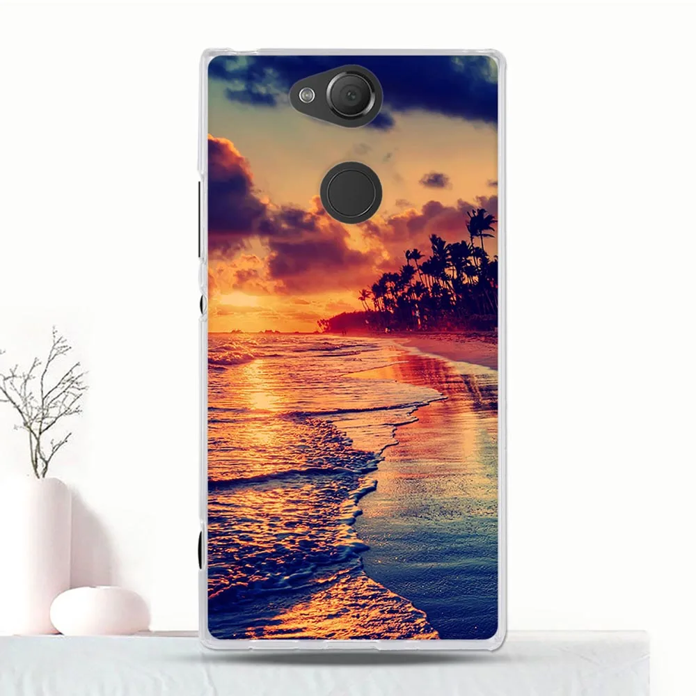 30 ТПУ силиконовый бампер для sony Xperia XA2 мягкий чехол 3D принт для sony Xperia XA2 двойной чехол для телефона для sony Xperia XA2 Funda чехол - Цвет: 30