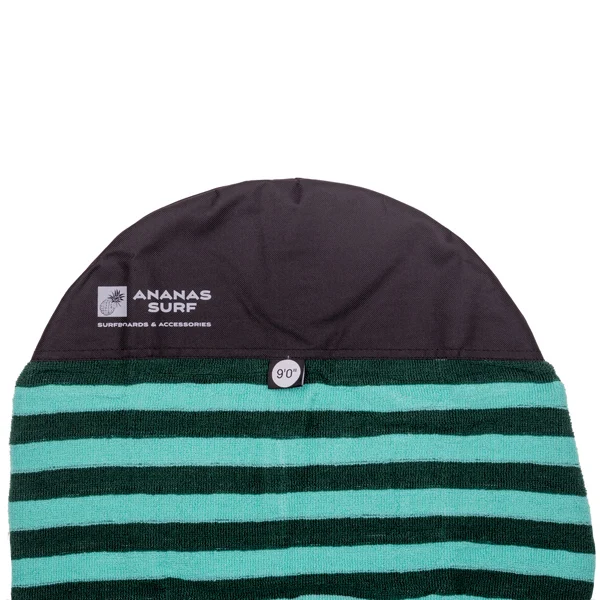 Green-Dark green Ananas серфинга носок 9 футов. Серфинга Лонгборд круглый нос мягкий чехол мешок защитный 9'" 260 см стрейч махровая трикотажная ткань - Цвет: Green-Dark green