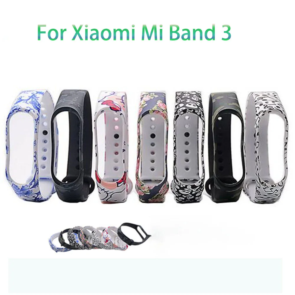 Силиконовые носимых устройств ремешок для Xiaomi MI Band 3 носимый смарт браслет