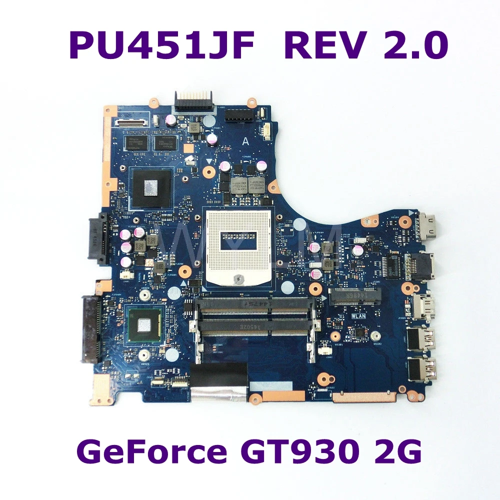 Материнская плата для ноутбука ASUS PU451JF GT930M 2 Гб REV 0 PU451 PU451J DDR3 USB 3 100%
