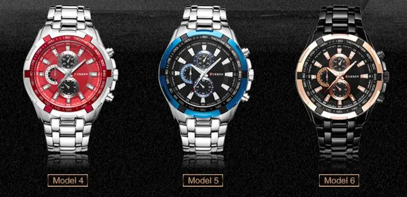 Reloj Hombre CURREN 8023 брендовые Простые Модные повседневные деловые часы мужские водонепроницаемые кварцевые мужские часы relogio masculino