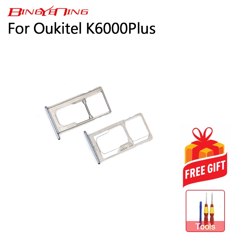 BingYeNing новый оригинальный основной держатель для Oukitel K6000 plus Sim карт 100% лоток со