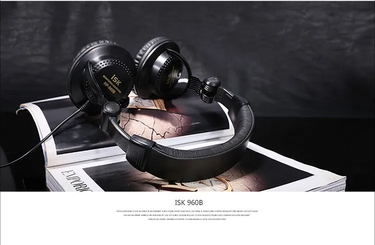Новинка, ISK, HP-960B, повязка на голову, наушники, Auriculares, студийный монитор, динамические, стерео, DJ наушники, HD гарнитура, шумоизолирующие наушники