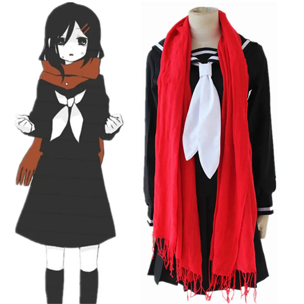 Аниме MekakuCity Actors Kagerou Project Tateyama костюмы AYANO Косплей Школьная Униформа для