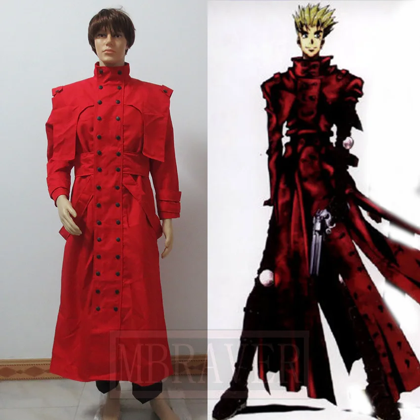 

New Arrival Trigun Vash the Stampede Cosplay Costume Outfit