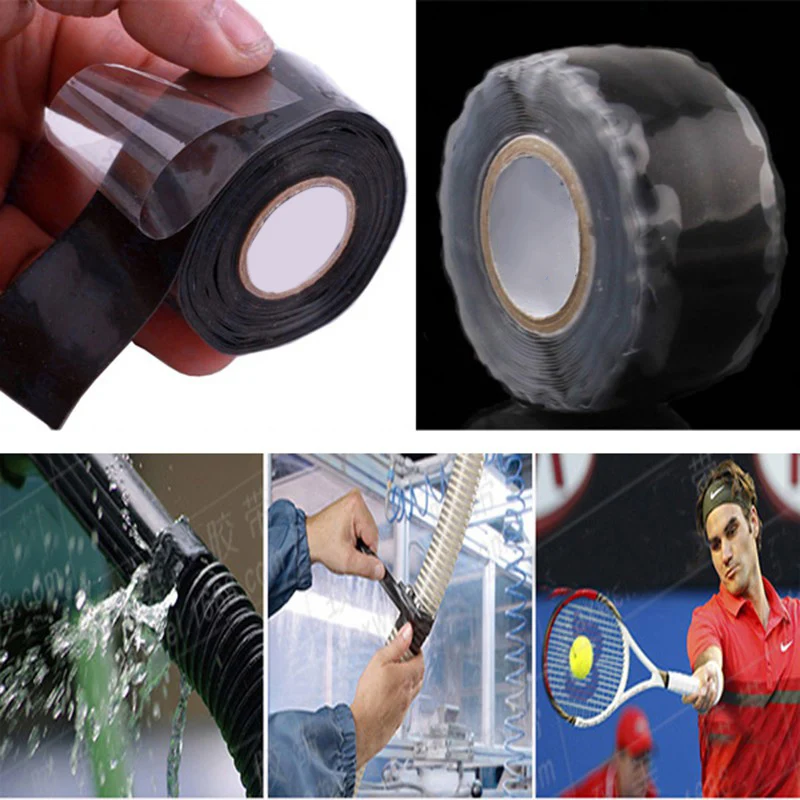 Новый Полезный Водонепроницаемый черный силиконовый эффективный ремонтный