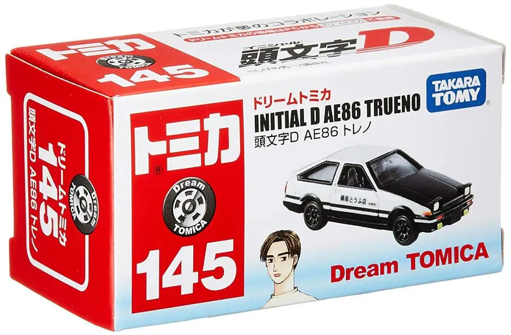 Takara Tomy Dream Tomica Initial D AE86 Trueno 1/61 металлический Литая Игрушечная машина #145| |