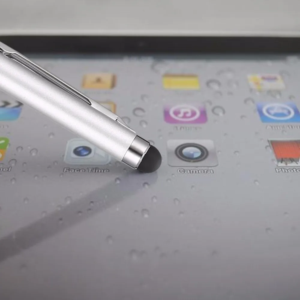 LESHP 2 в 1 емкостный сенсорный экран Стилус& Шариковая ручка для iPad 2 3 для iPhone 4 4S