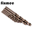 Набор кобальтовых сверл M35 из нержавеющей стали, 5 шт., многофункциональный инструмент, прямой хвостовик для металла, нержавеющая сталь