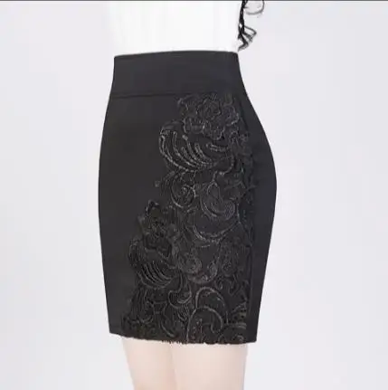 3XL 4XL осенне-зимняя юбка из искусственной кожи модная женская больших размеров с