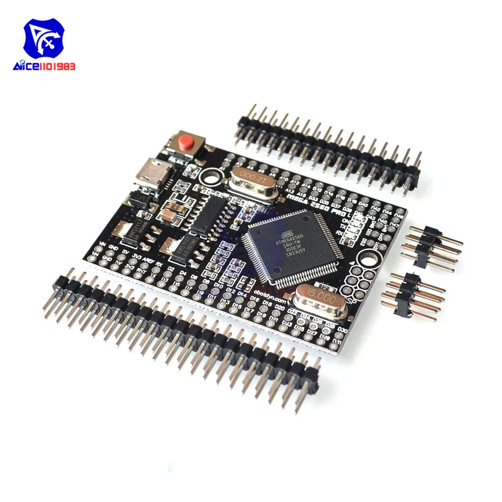 Плата разработки MEGA2560 PRO для Arduino ATmega2560 модуль расширения с разъемом Micro USB
