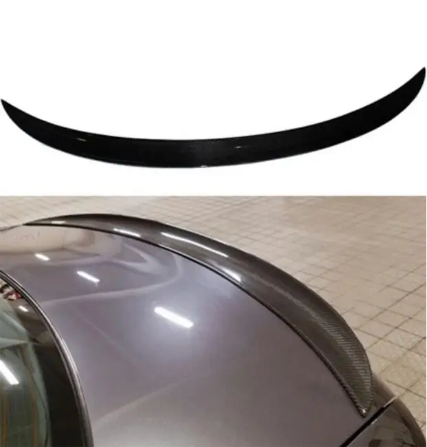 Углеродное волокно/углеродное волокно ABS Неокрашенный заднего крыла багажник