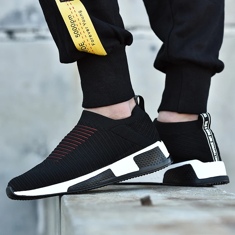Men Sock-like-fit sneaker casual shoes Comfortable textile lining Rubber outsole Exceptional cushioning and shock absorption | Обувь