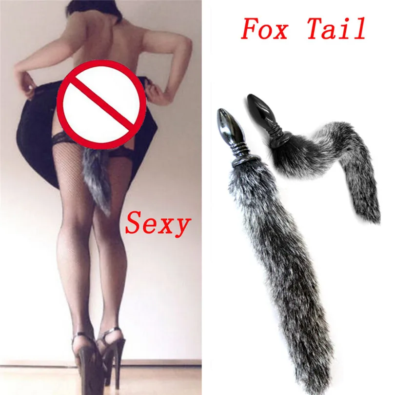 Анальная пробка лисий хвост собачий Анальный секс для взрослых Анальные Секс