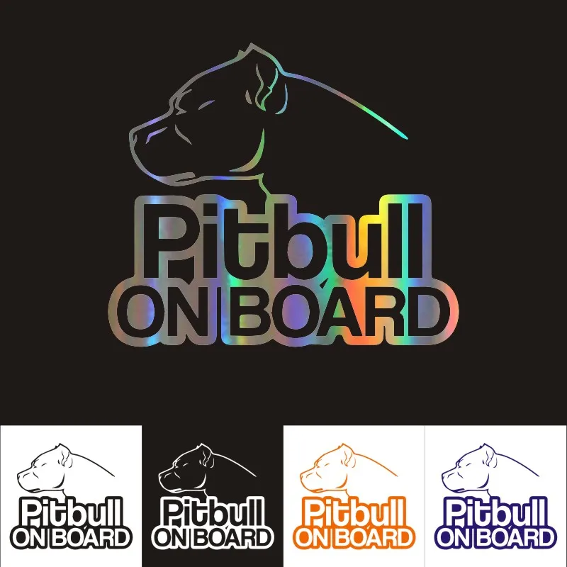 Автомобильные наклейки s 16 см* 13,9 см Pitbull на доске, автомобильные наклейки на мотоциклы, светоотражающие наклейки для автомобиля, купить 2, сохранить половину пользовательских стикеров