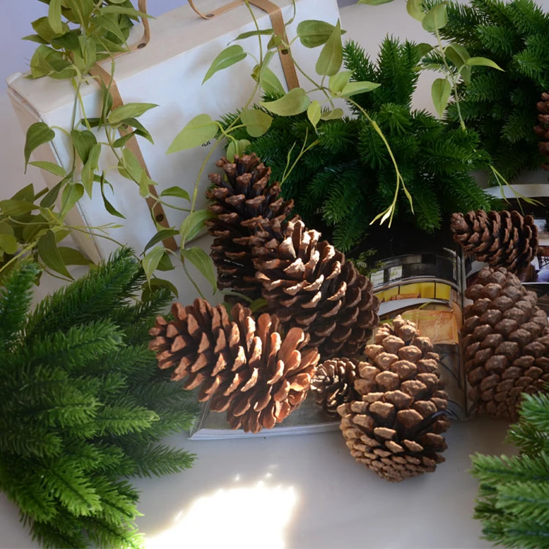 1 упаковка искусственные растения сосновые ветви|pine branches|fake plantsartificial flower wreath |