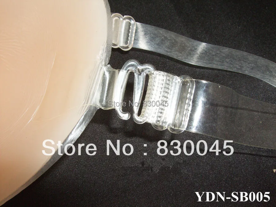 Широкий бюстгальтер на бретелях и без геля самоклеящийся 100% силиконовый