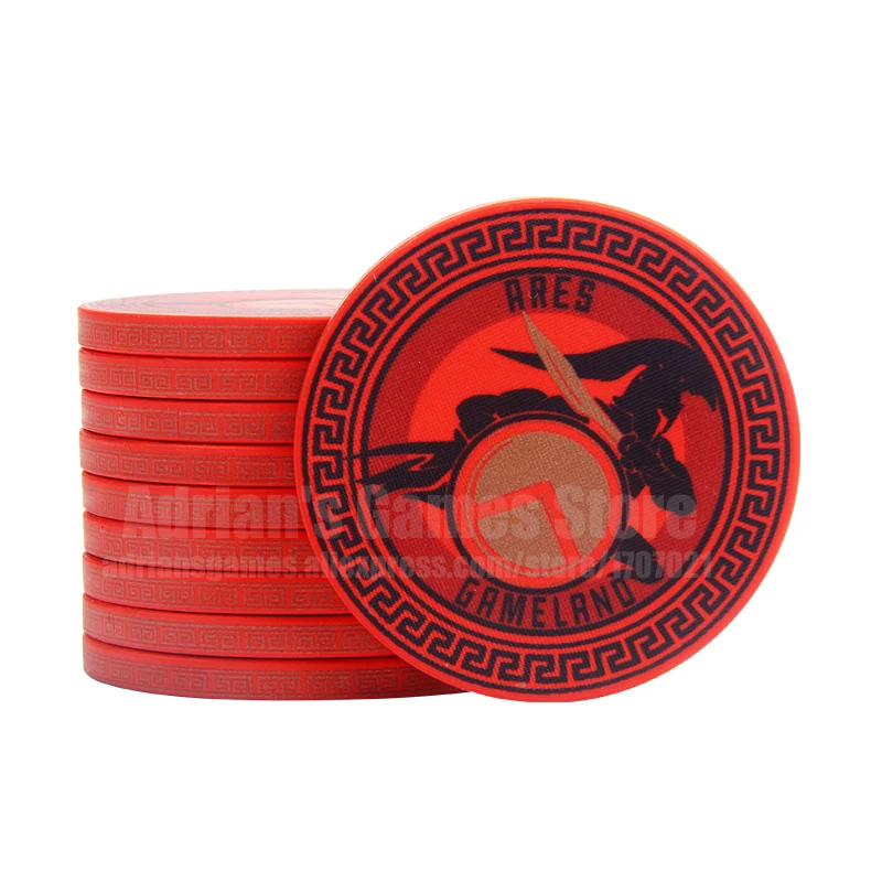 200/300/500 шт древнегреческих мифологии Керамика фишки для покера Zeus Ares Apollo Athena