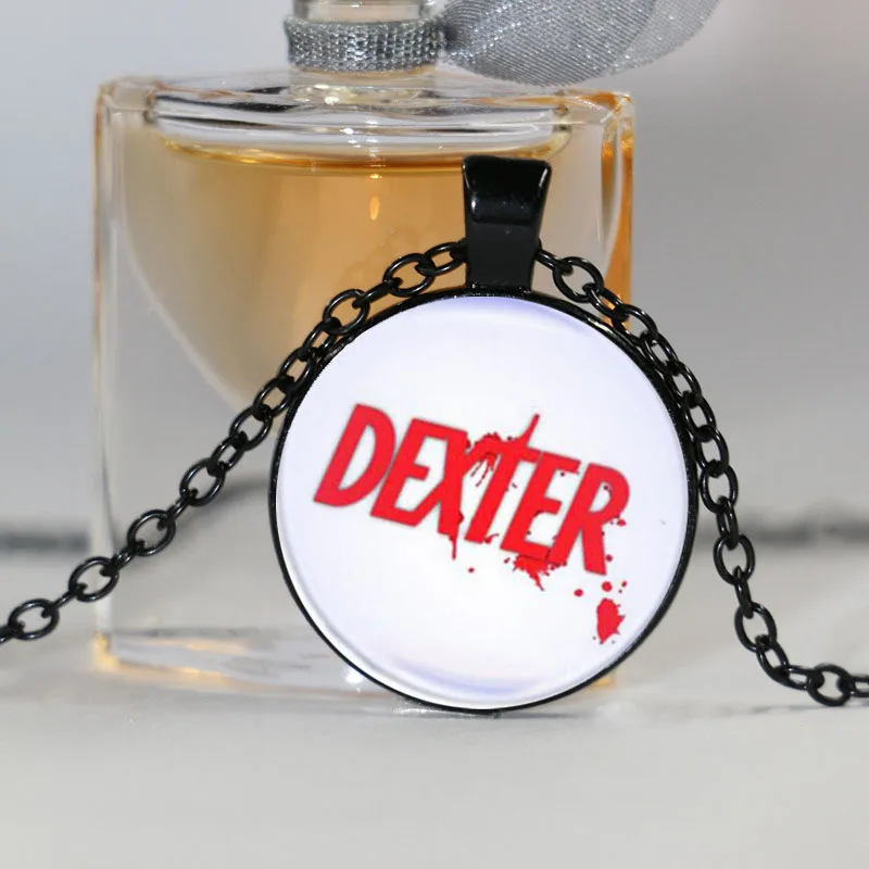 Dexter вдохновляющие фильм тематические Ожерелье Стекло Кабошон Подвеска Новинка