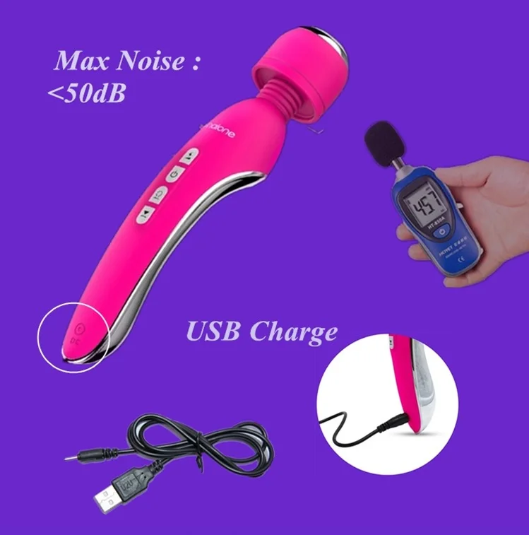 Nalone Электрический шок двойной вибратор электромагнитный Пульс взрослые