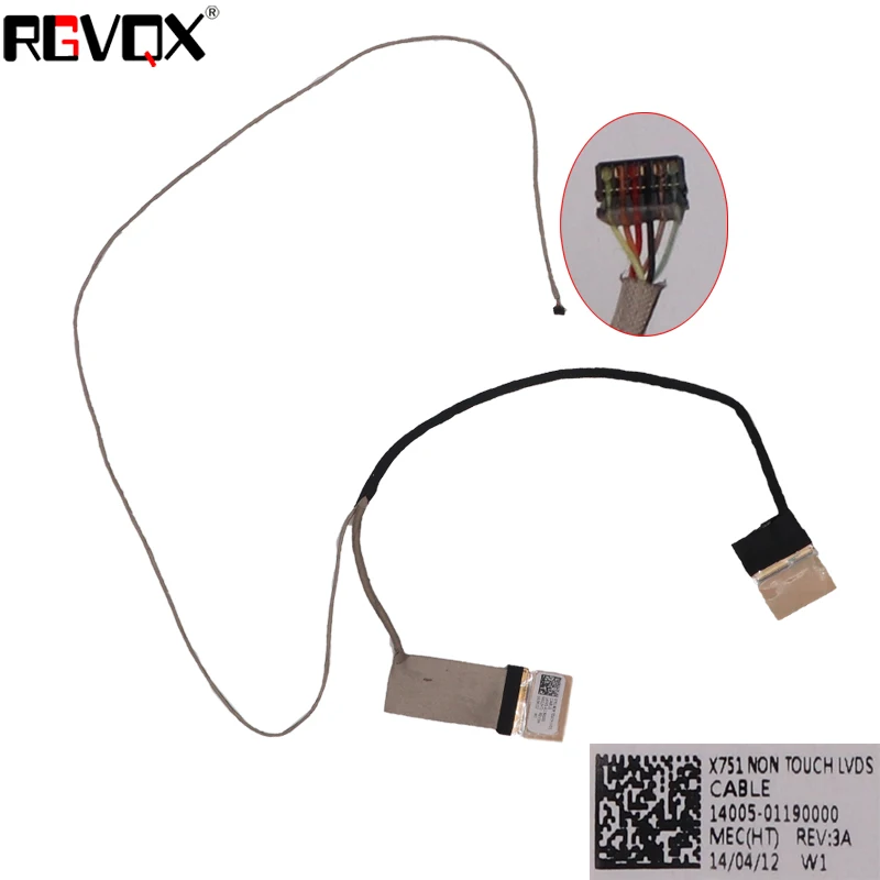 Новый кабель для ноутбука ASUS x751 X751LD X751L X751LN X751LX X751MA F751 40pin без Touch PN: 14005