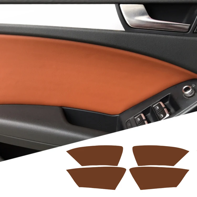 Для Audi A4 2009 2010 2011 2012 2013 2014 2015 2016 4 шт./компл. панель дверной ручки автомобиля из