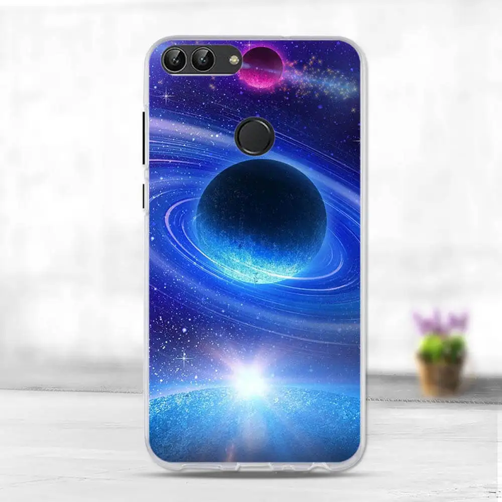 5 Чехол для huawei P Smart, милый чехол, Enjoy 7 S, силиконовый мягкий ТПУ чехол для телефона, чехол для huawei P Smart FIG-LX1, чехол - Цвет: 5