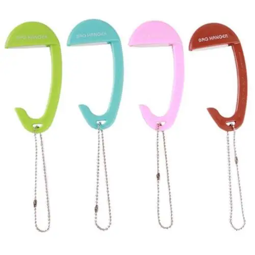 

New Bag Tote Handbag Hanger Purse Table Hook Earphone Holder random color