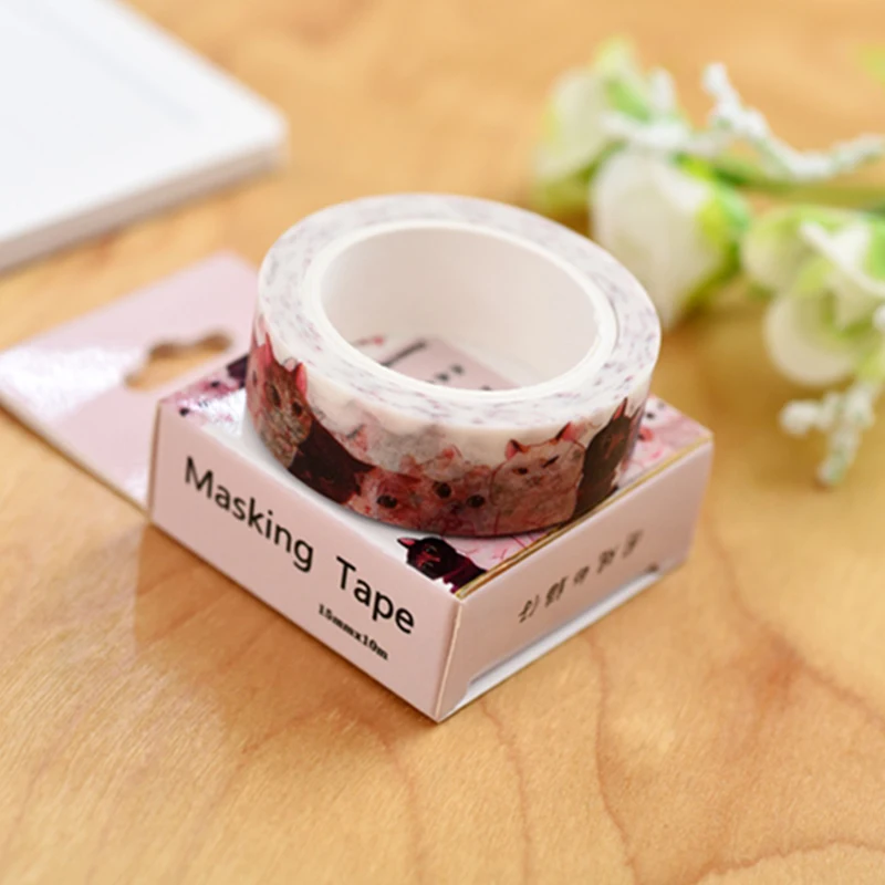 AAGU 1 шт. коробка посылка единорог птица цветок декоративная клейкая лента