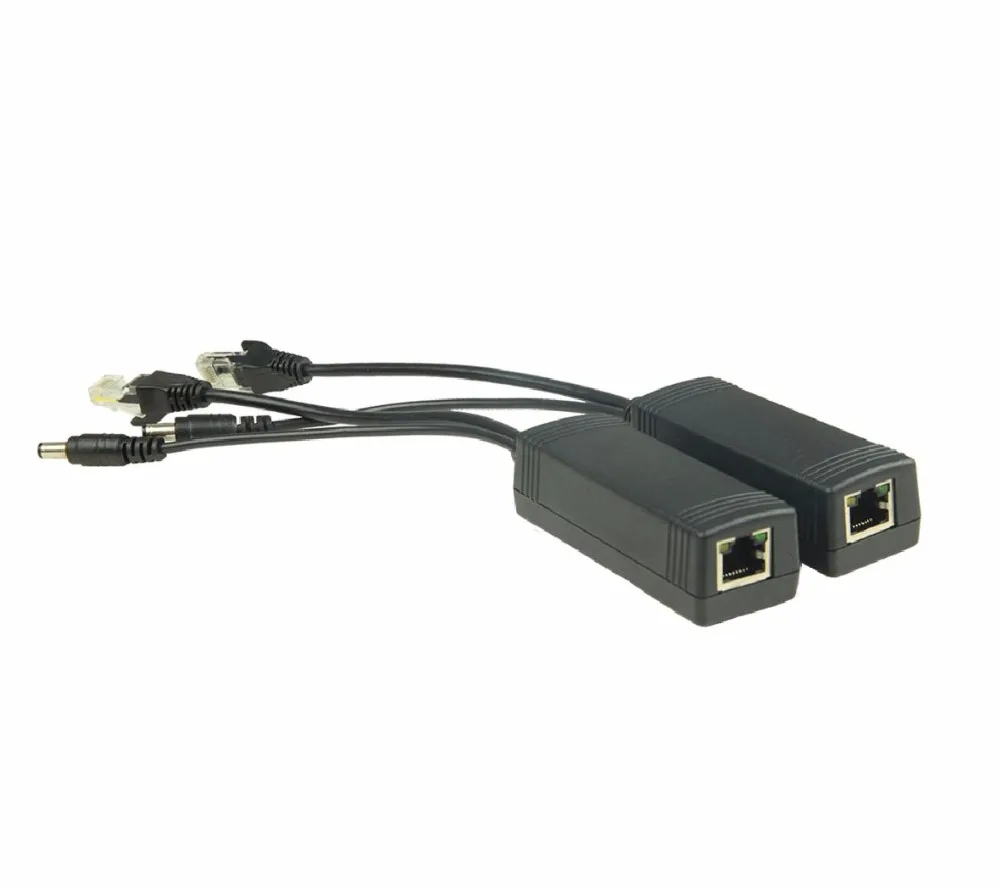 IEEE 802.3af 10/100M кабель-Сплиттер PoE 13W POE Over Ethernet Cable 48V to 12V 1A | Безопасность и защита