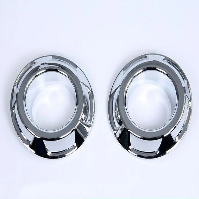 Новинка 2 шт. хромированные передние и задние фары из АБС пластика для KIA KX CROSS