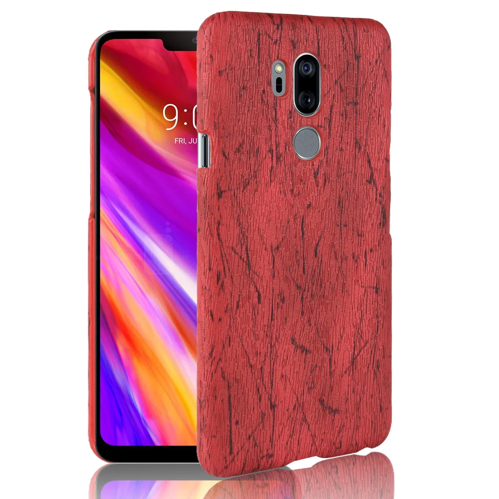 Woodern ретро кожаный чехол для LG G7 кожного покрова ударопрочный жесткий корпус на